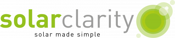 Logo Solarclarity solar made simple x